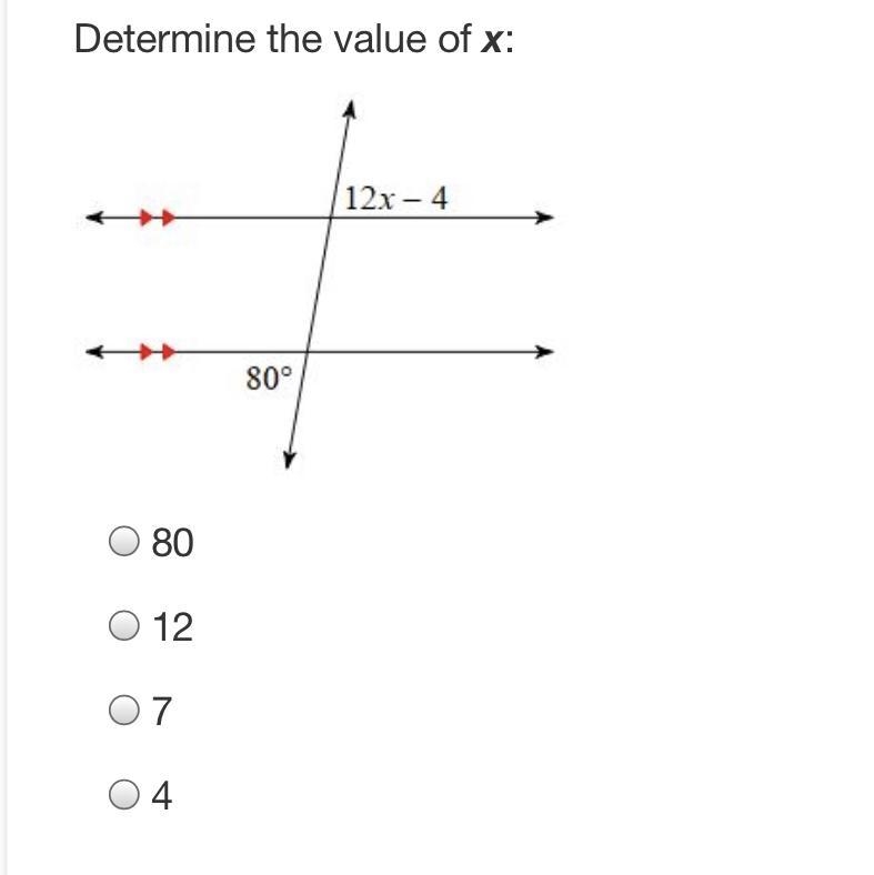 Determine the value of x-example-1