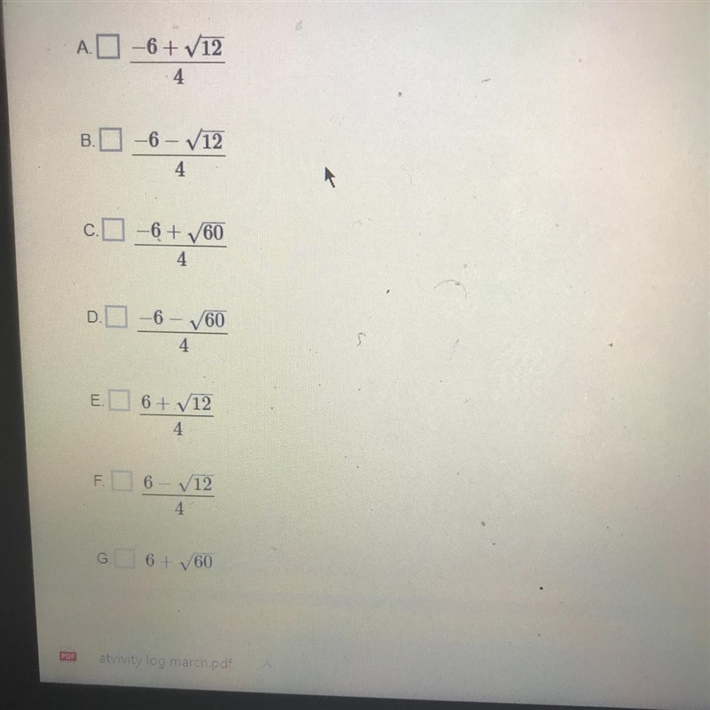 What are the roots of the equation 2x2 - 6x + 3 = 0?-example-1