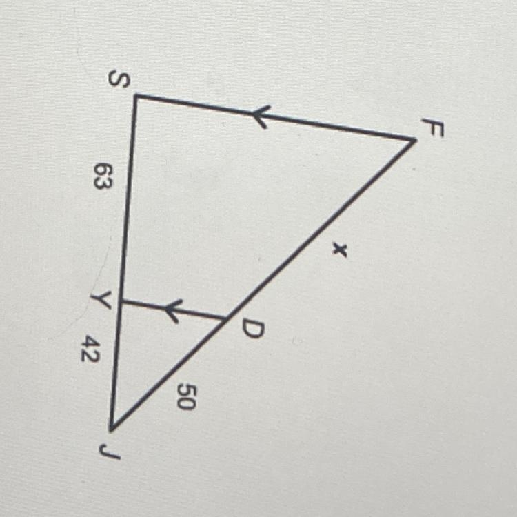 What is the value of x __ units help me pls-example-1