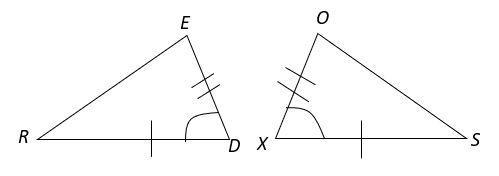 HELP DUE IN 10 MINS! Are the following triangles congruent? If so, identify the postulate-example-1