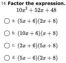 Please help!!! Factor the expression.-example-1