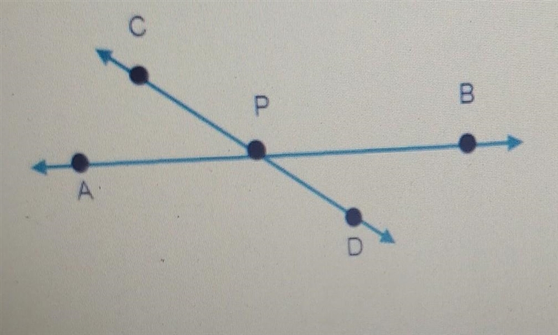 What is true about angle APD? It is ___ to angle APC It is ___ to angle CPB​-example-1