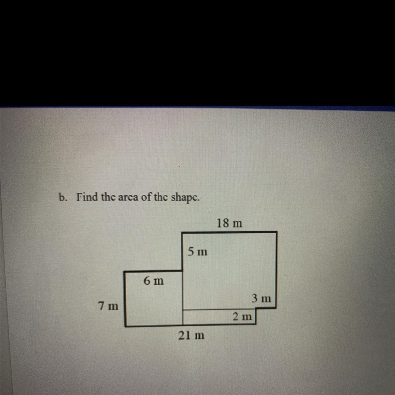 Find the area of the shape-example-1