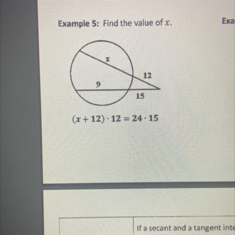 Please help. Find the value of x-example-1