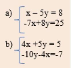 Resolver las siguientes ecuaciones lineales de 2x2, aplicando el método de sustituci-example-1