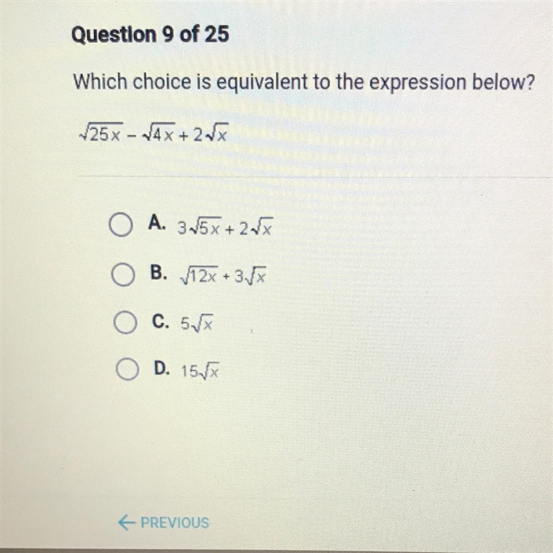 Which choice is equivalent to the expression below?-example-1