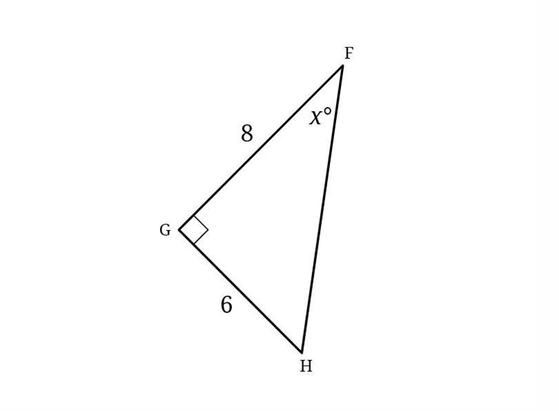 Solve for x. Round to the nearest tenth of a degree, if necessary.​-example-1