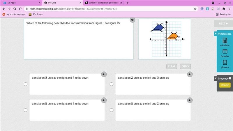 Which of the following describes the transformation from Figure 1 to Figure 2?-example-1