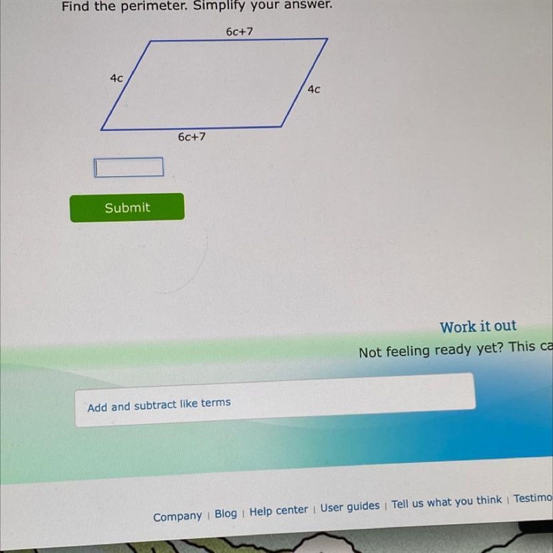 Find the perimeter.Simplify your answer.-example-1