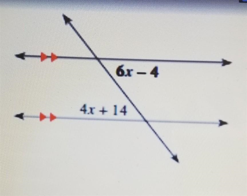 can someone plzz help . Write and solve an the equation to find the value of x and-example-1