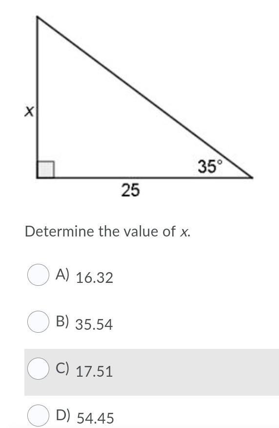 Determine the value of x!​-example-1