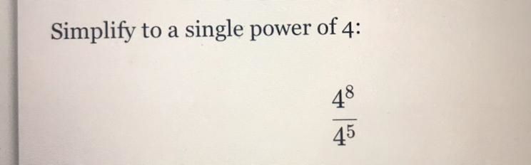 ‘Basic exponent rules’ simplifying to a single power .-example-1