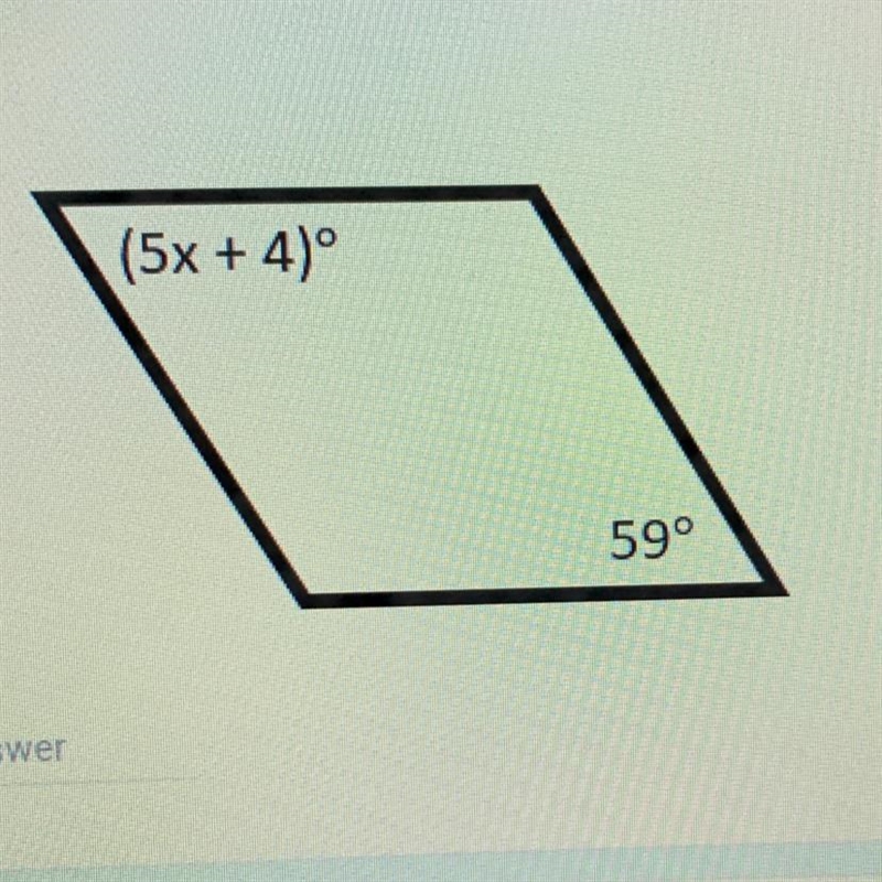 Parallelograms (5x+4). 59-example-1