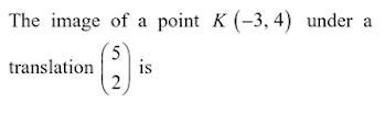 The image of a point k(-3,4) under a translation 5/2 is-example-1