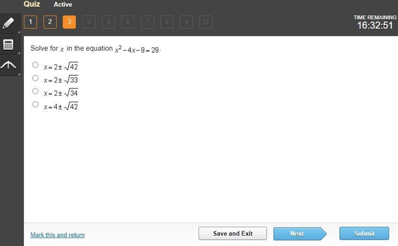 Solve for x in the equation-example-1