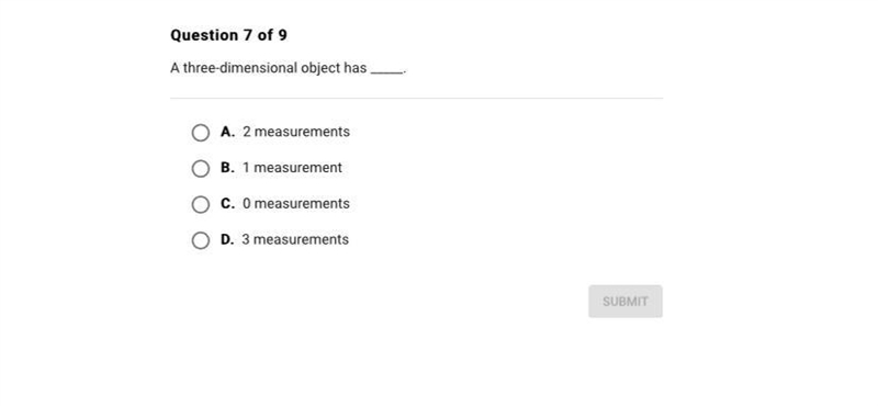 A three dimensional object has?-example-1