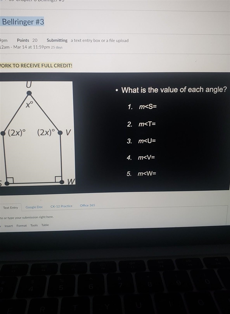 Find the value of each angle.​-example-1