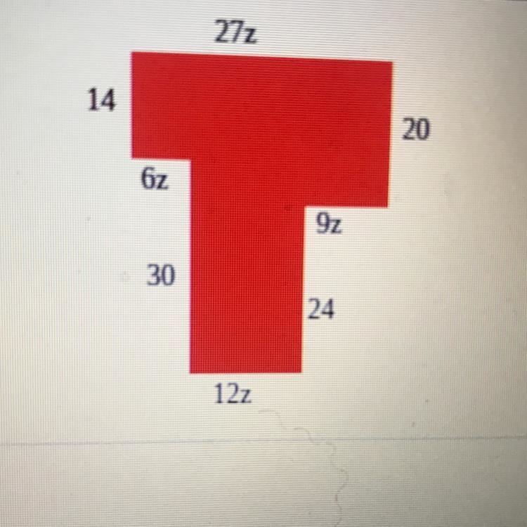 Recall that the perimeter of a figure such as the one to the right is the sum of the-example-1