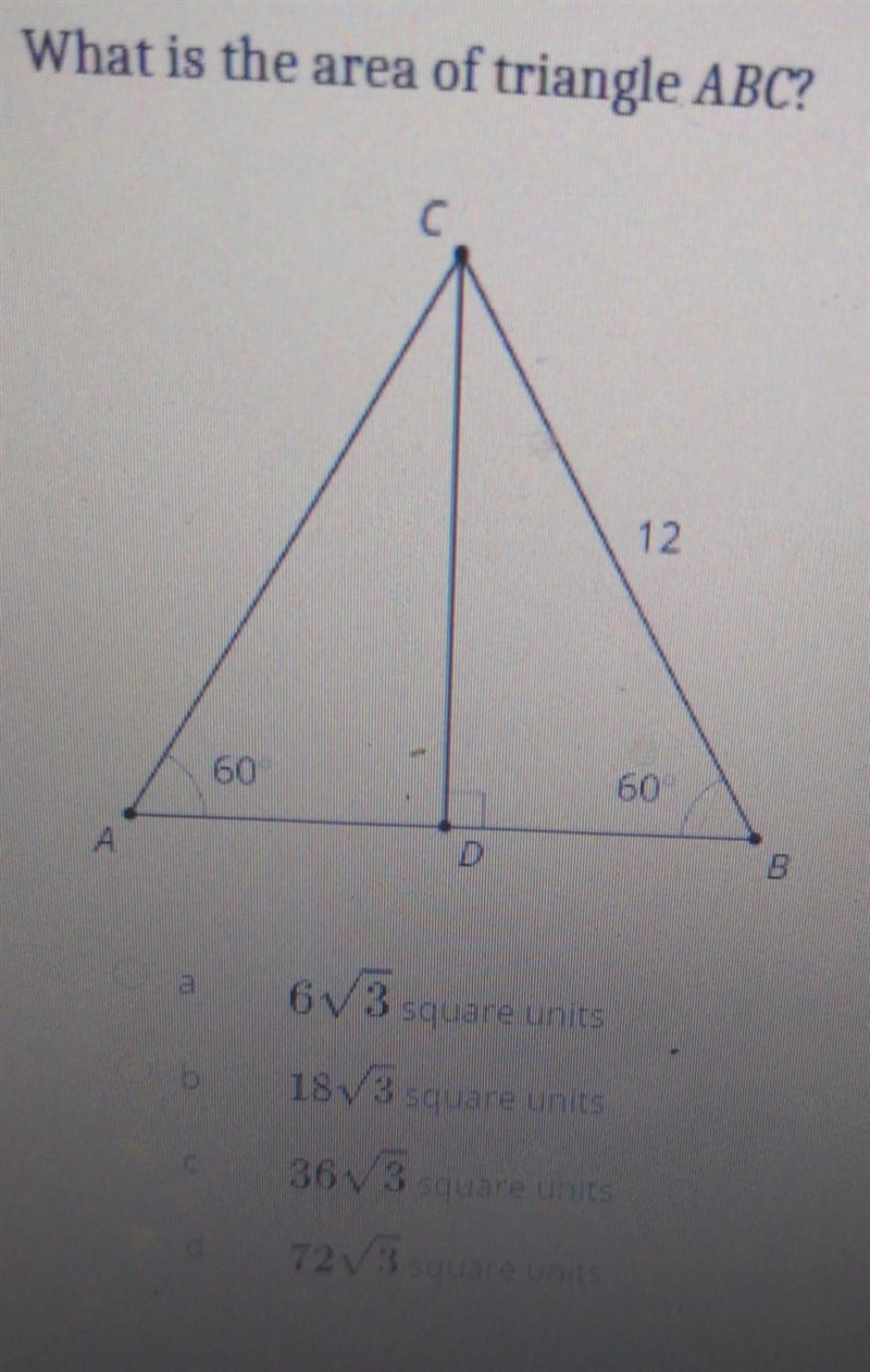 What is the area of triangle ABC?​-example-1