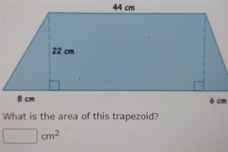 What is the area of the trapezoid ​-example-1