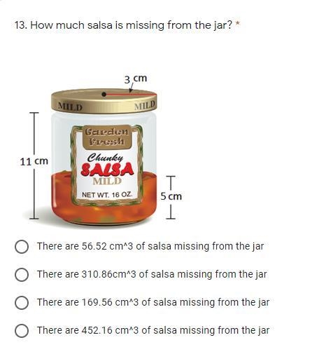 *EXTRA PTS* how much salsa is missing from the jar-example-1