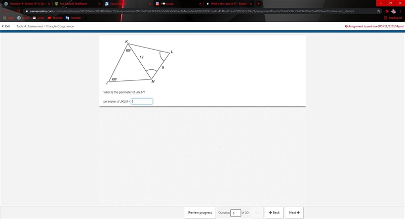 What is the perimeter of JKLM?-example-1