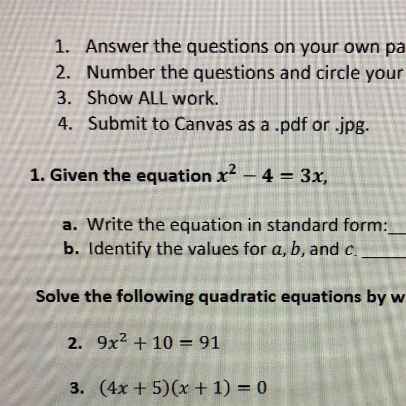 I only need 1 b. please no work needed thank you-example-1