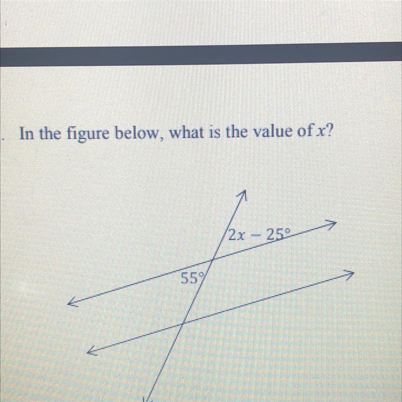 I have to find the value of x-example-1