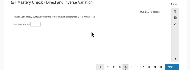 Someone, please help !! these are direct and inverse variations, algebra 2. i need-example-3