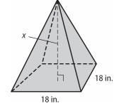 What is the missing side length of the pyramid if the volume is 1,026 cubic inches-example-1