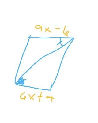 Find the value of x and y that will make each quadrilateral a parallelogram.​-example-1