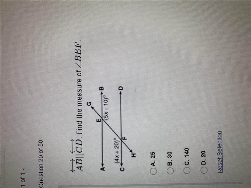 Find the measure of BEF-example-1