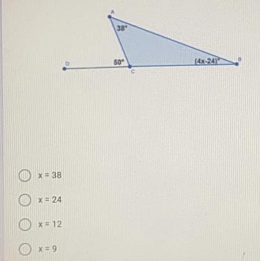 What’s the value of x in this equation???? Thank u!-example-1