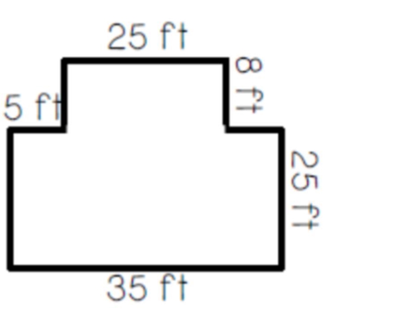 A retail shop is replacing their flooring with laminate wood. The floor plan is shown-example-1