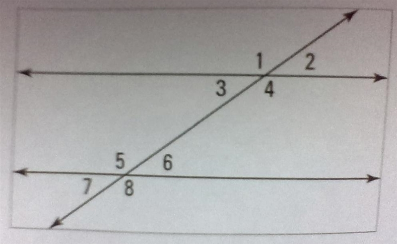 **The lines are PARALLEL** 1. Identify a pair of corresponding angles. 2. Identify-example-1