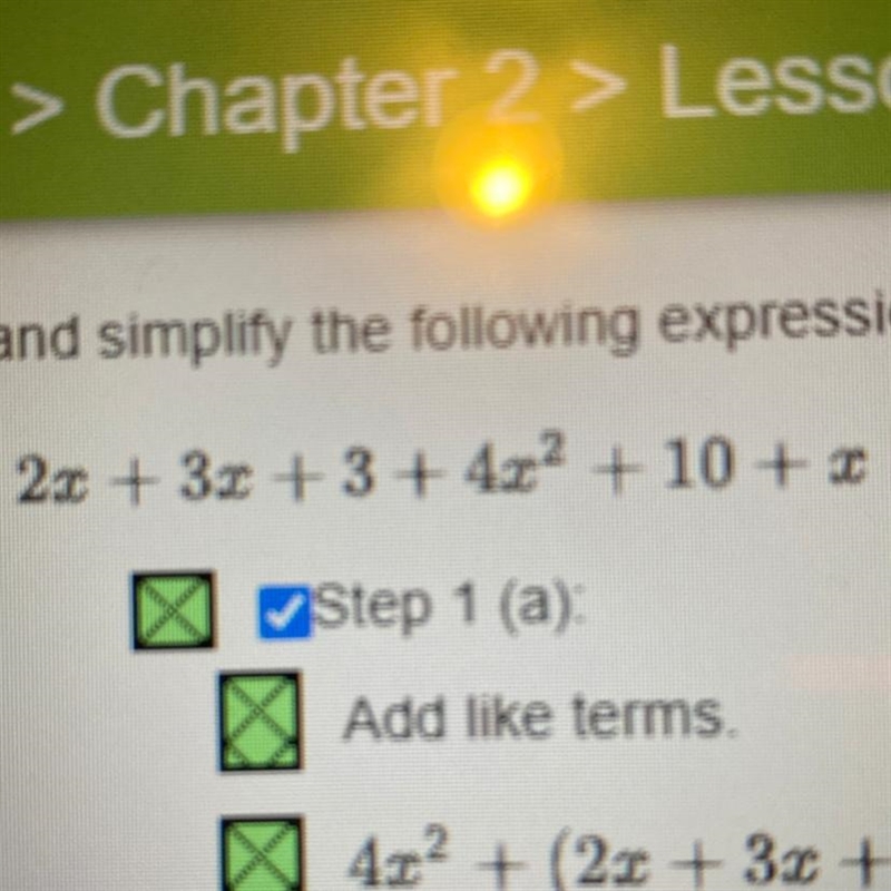 2х + 3x +3+ 4х2 +10 +x HELPP ASAP NEED ANSWER AND SHOW WORKK-example-1