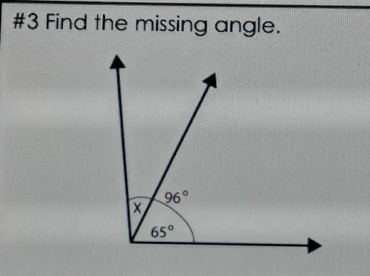 Find the missing angle​-example-1