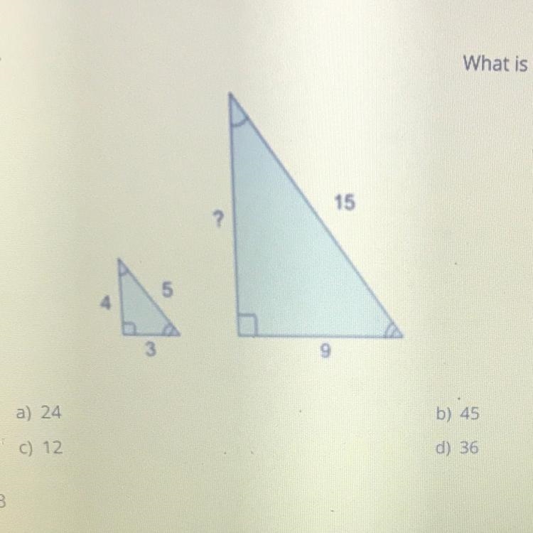 What is the perimeter of the larger triangles-example-1