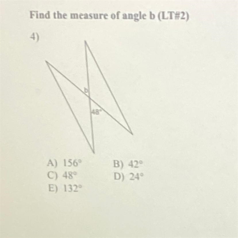 Find the measure of angle b-example-1