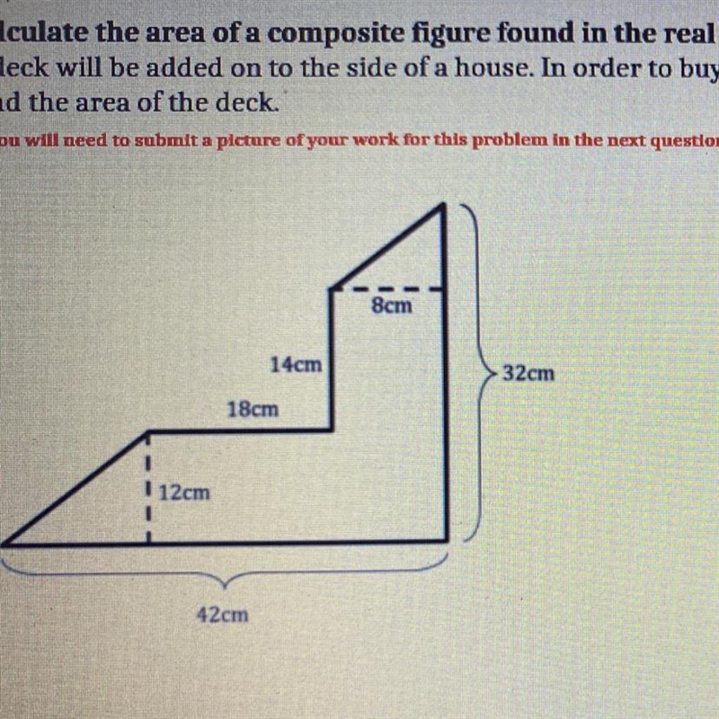 Find the area of the deck-example-1