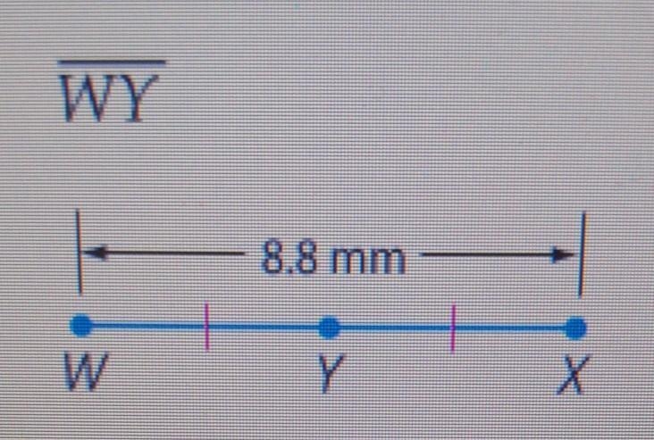 Find the measurement of segment WY. Assume that each figure is not drawn to scale-example-1