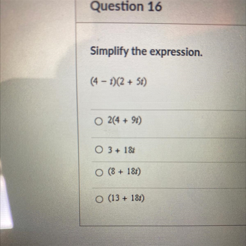 Simplify the expression?-example-1