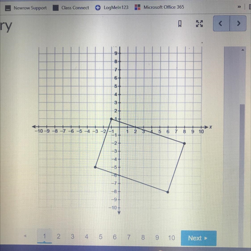 What is the area of the rectangle? A. 50 units ^2 B. 54 units ^2 C. 60 units ^2 D-example-1