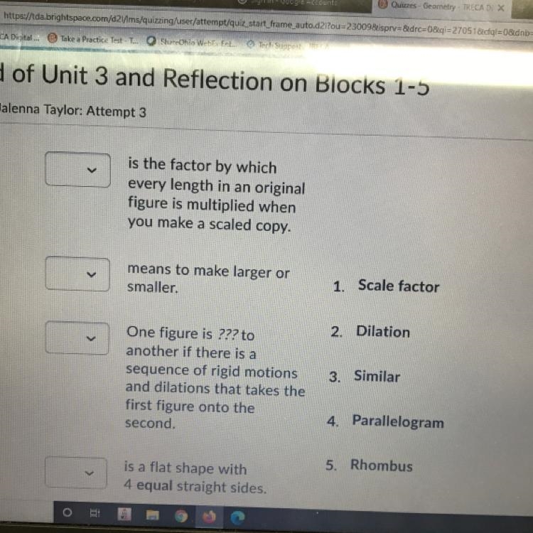 Match the vocabulary word to the definition-example-1