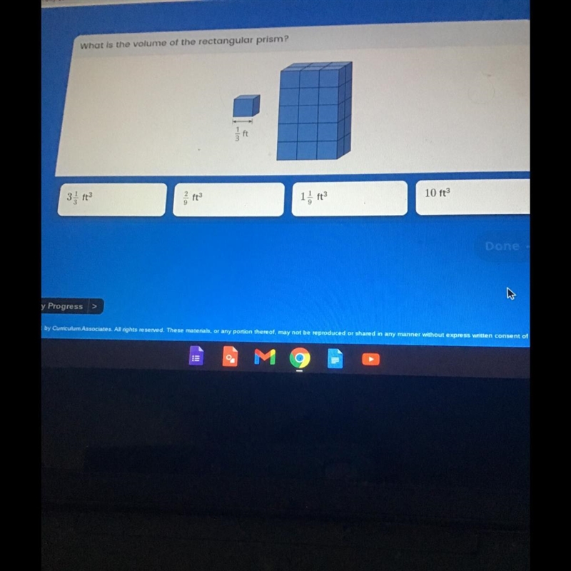 PLEASE HURRY What is the volume of the rectangular prism￼?-example-1