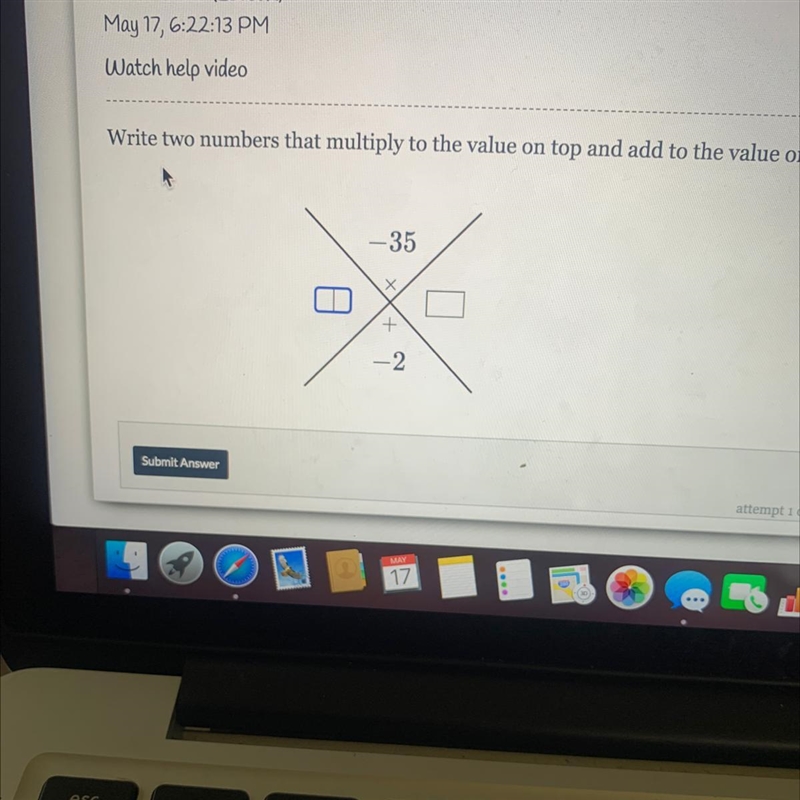 What’s the answer for the two empty boxes?-example-1