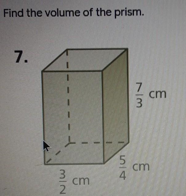 Find the volume of the prism.​-example-1