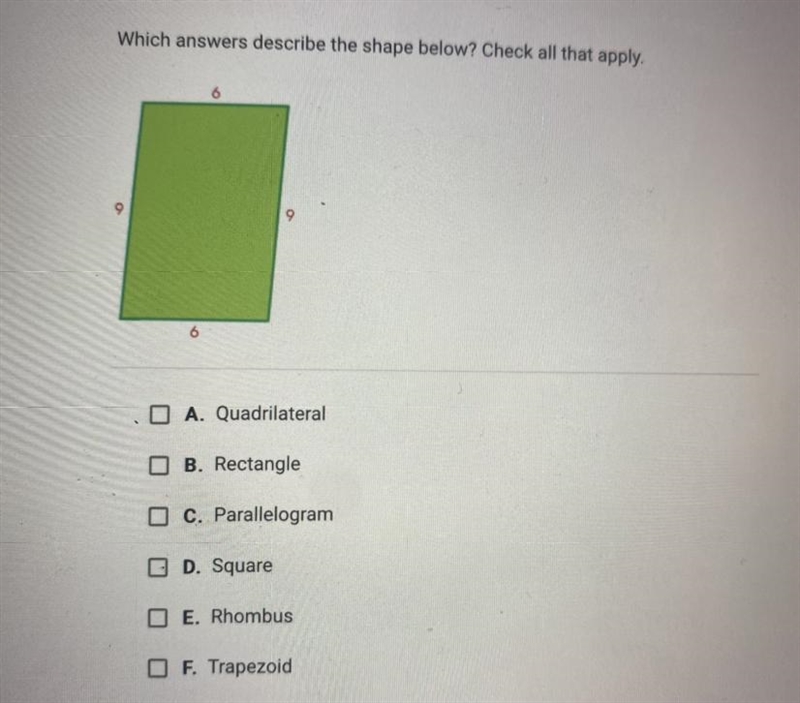 HELP ASAP !! which answers describe the shape below ? check all that apply-example-1