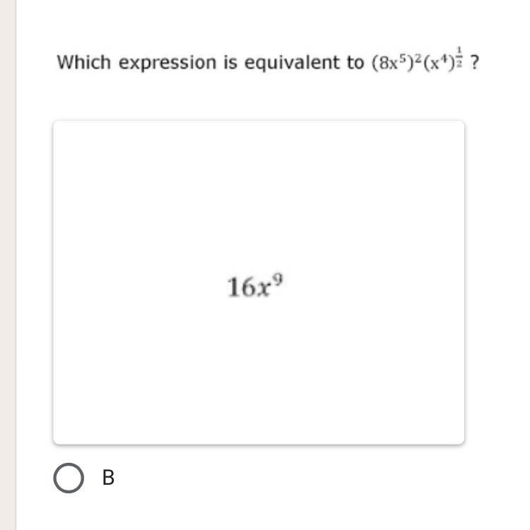 Plzzz help! what expersion is equivalent to it?-example-1