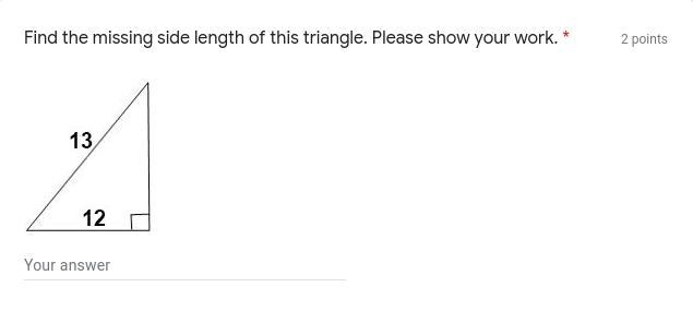 Help me with this, it's Pythagorean theorem.-example-1